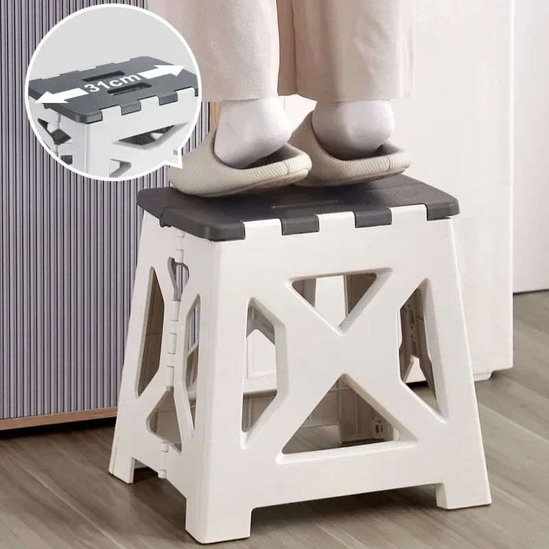 Kids Outdoor Bean Bag Chair - Tabouret pliant en plastique Portable, tabouret