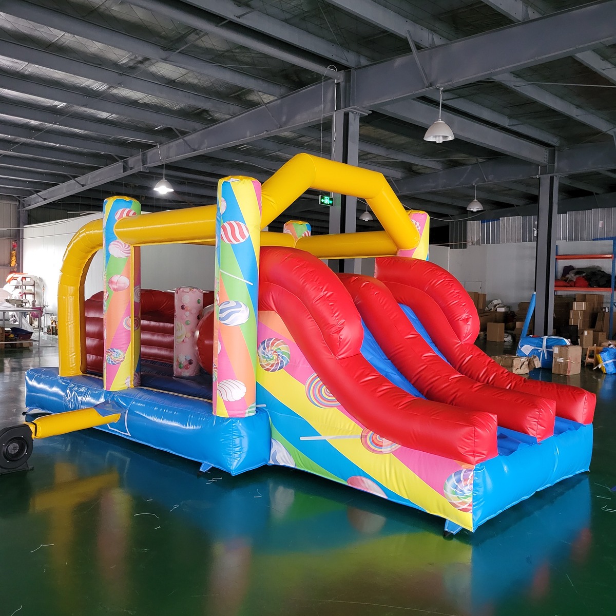 Play Kids Outdoor - Château gonflable commercial en PVC pour