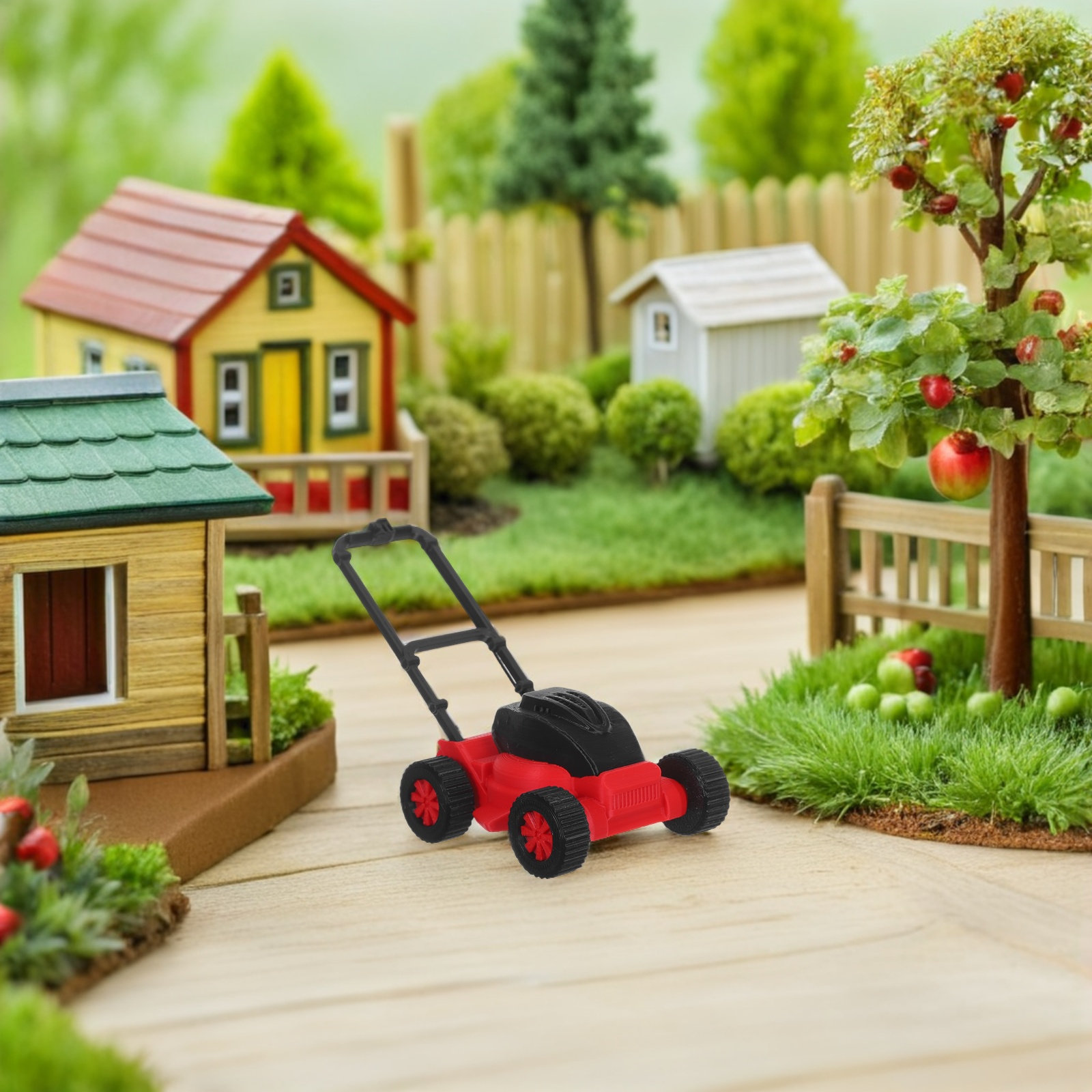 Kids Outdoor Lawn Mower - Tondeuse à gazon miniature réaliste en
