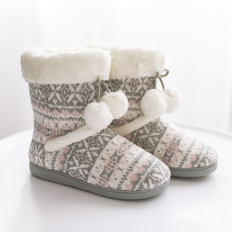Children'S Outdoor - Pantoufles en peluche pour femmes, bottes