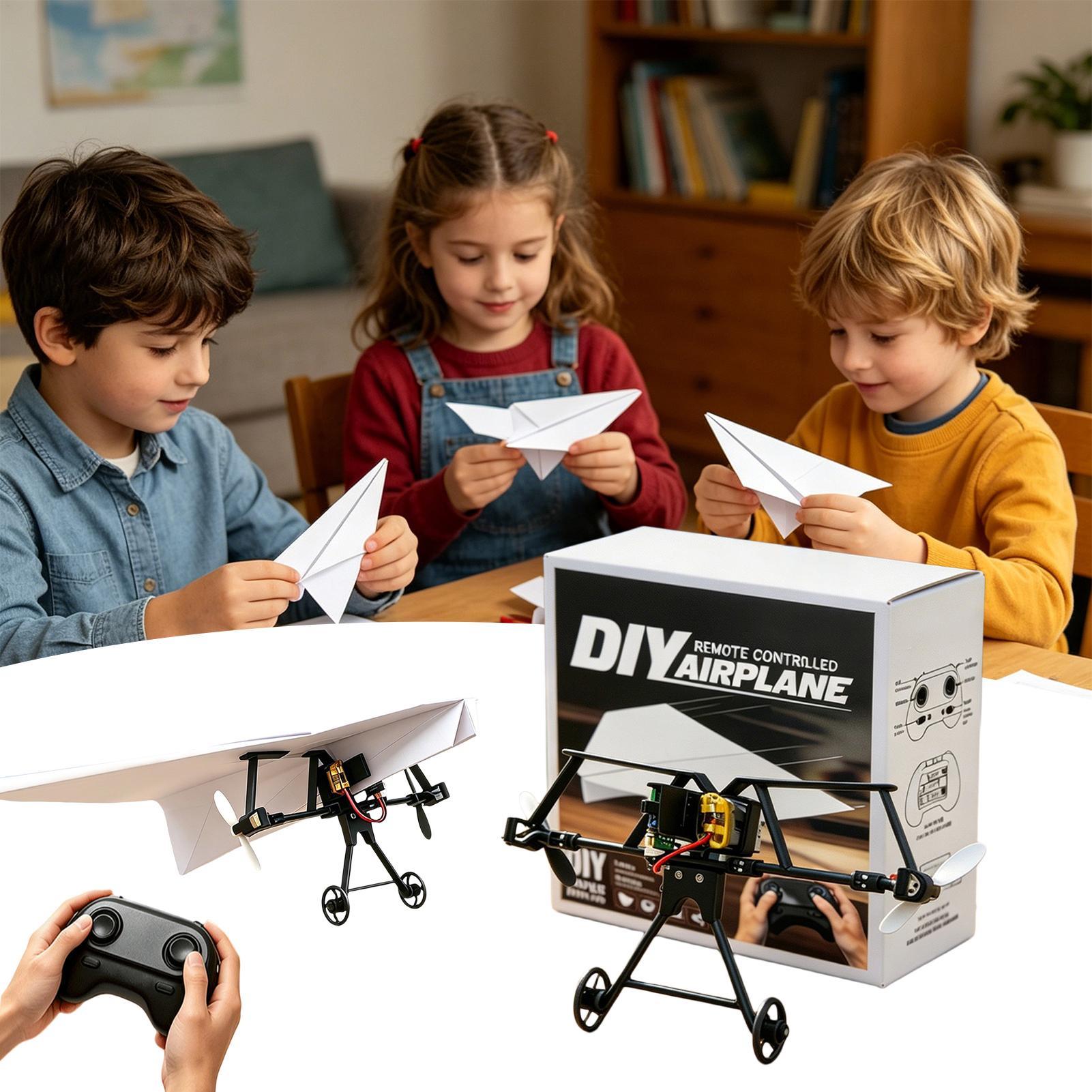 Outdoor Toys For Kids - Kit d'avion en papier RC à