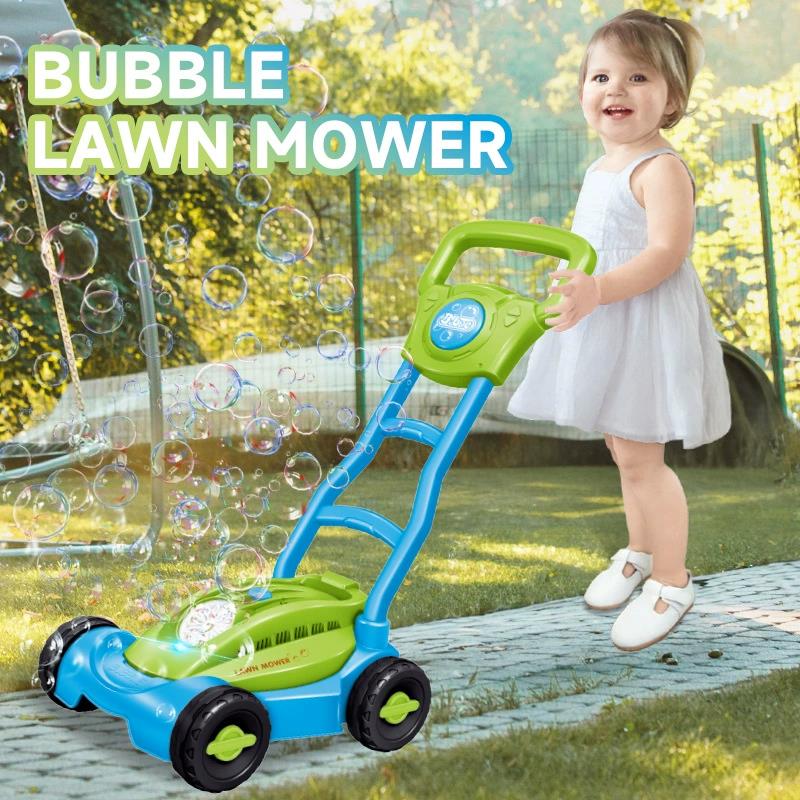Kids Outdoor Lawn Mower - Machine à bulles en forme de