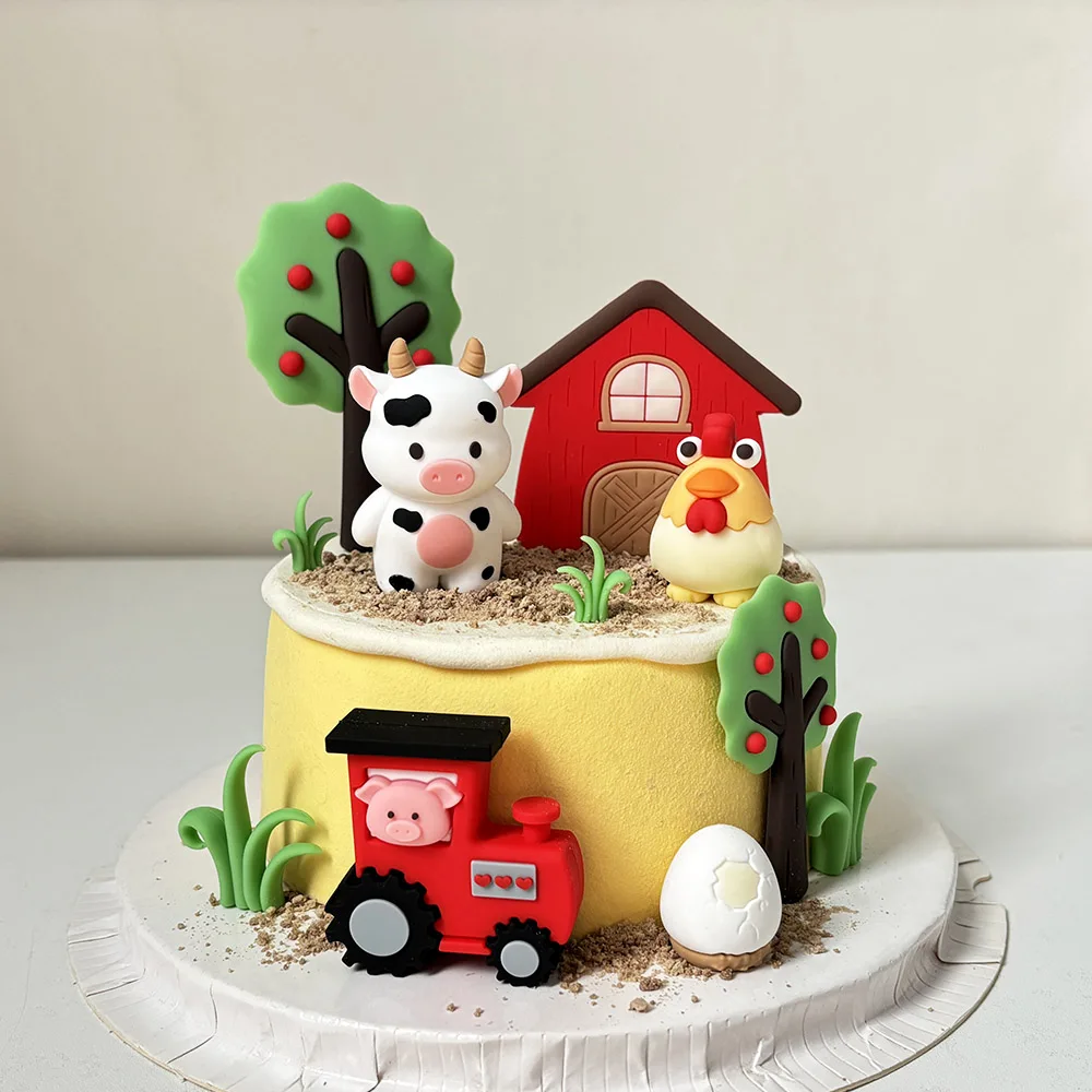 Kids Outdoor Merry Go Round - Dessin animé enfants gâteau décoration animaux