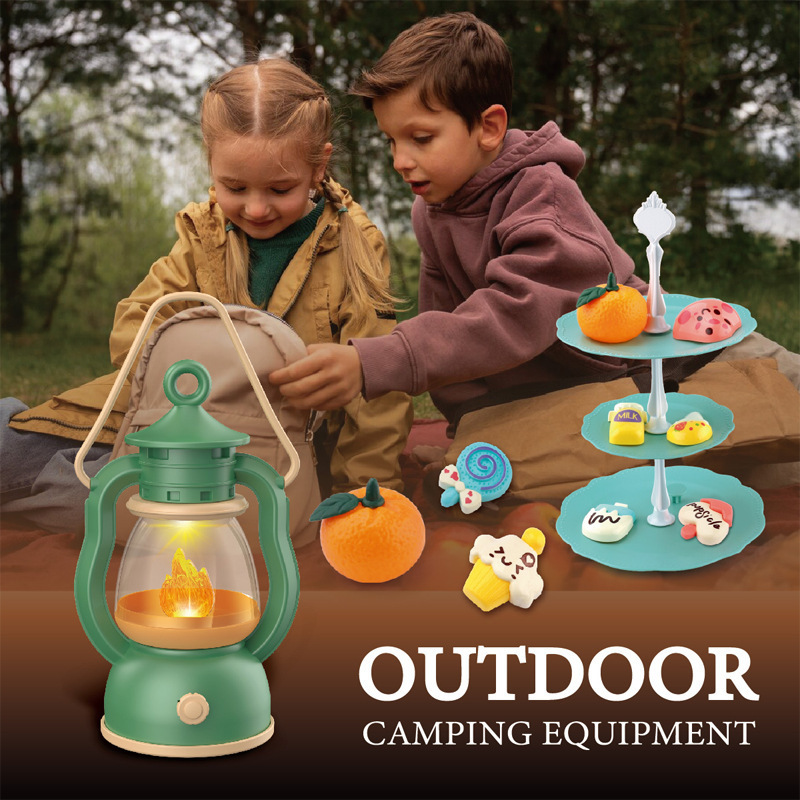 Play Kids Outdoor - Ensemble de Camping pour enfants, feu