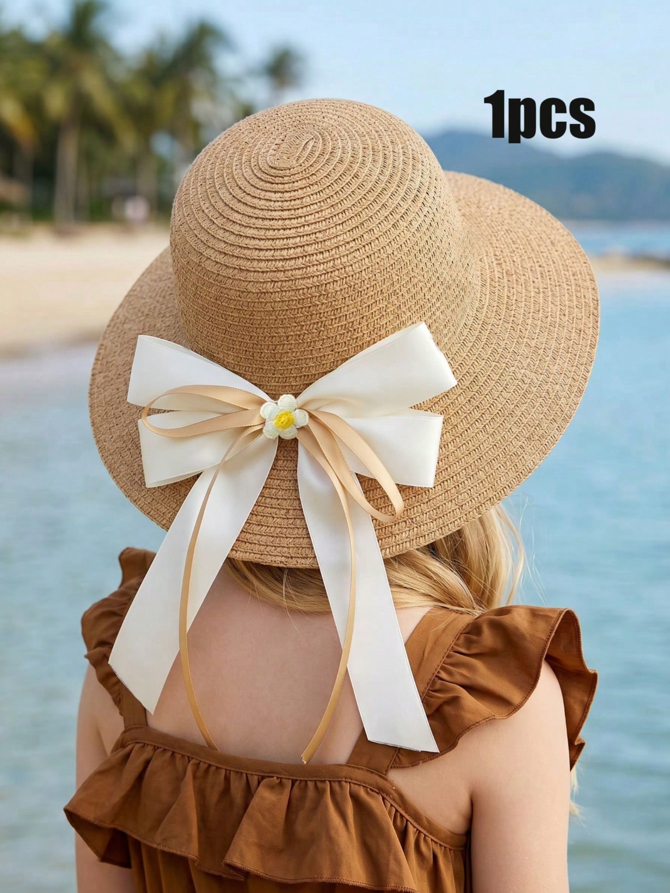 Play Kids Outdoor - 1 pièce Chapeau de paille tressé
