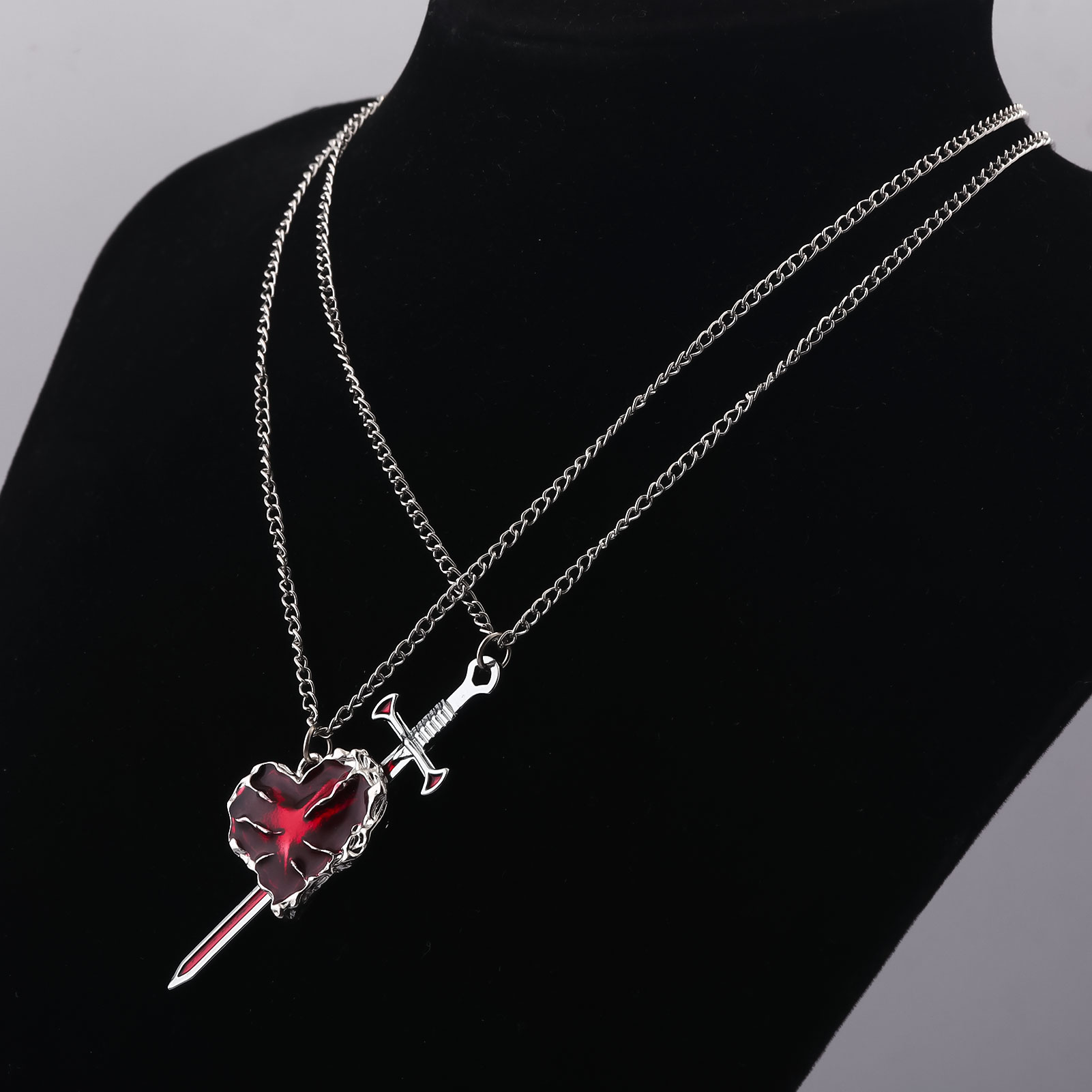Collier de Couple en forme d'é - Bubble Sword Wand avis et prix