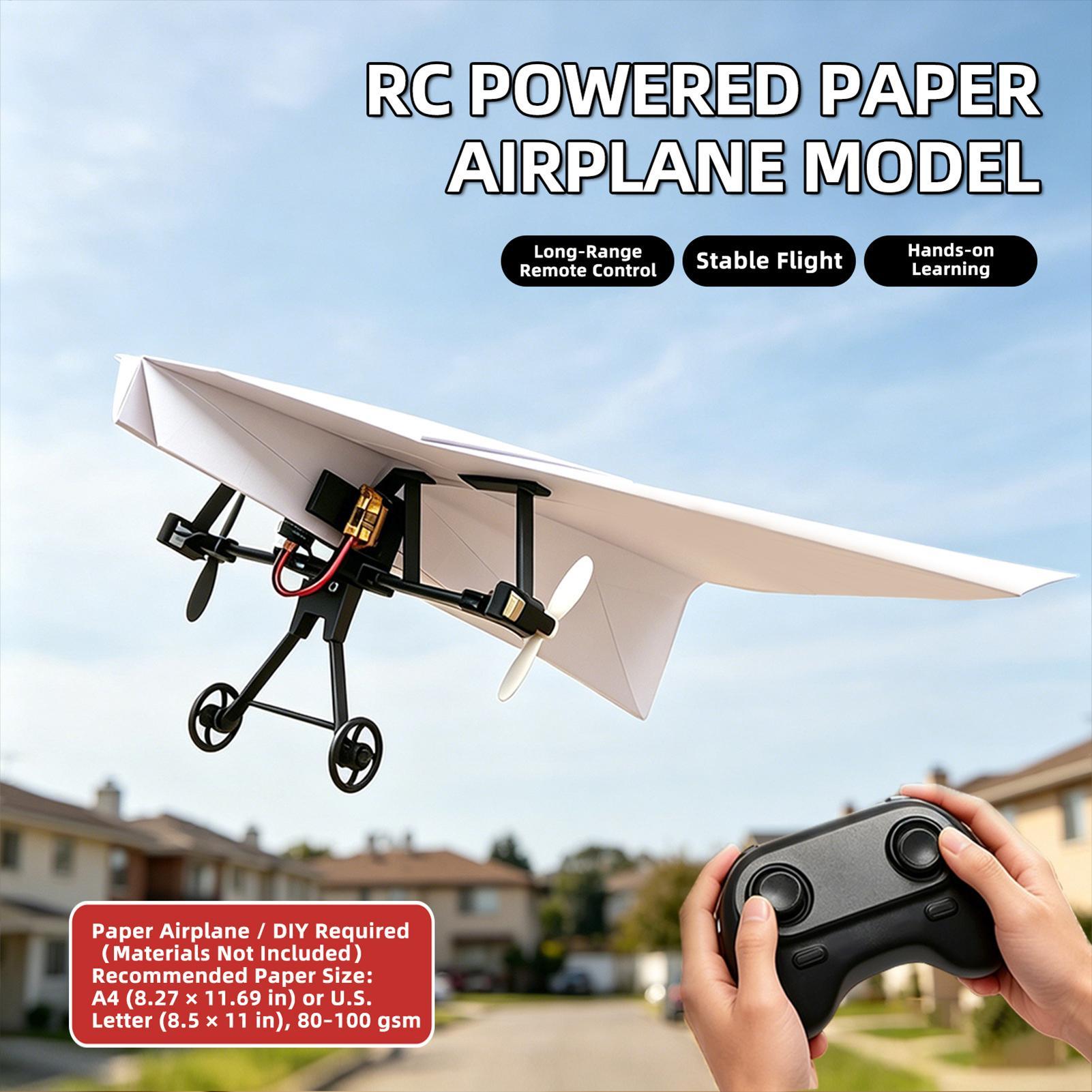 Kit d'avion en papier RC à con - Outdoor Toys For Kids avis et prix