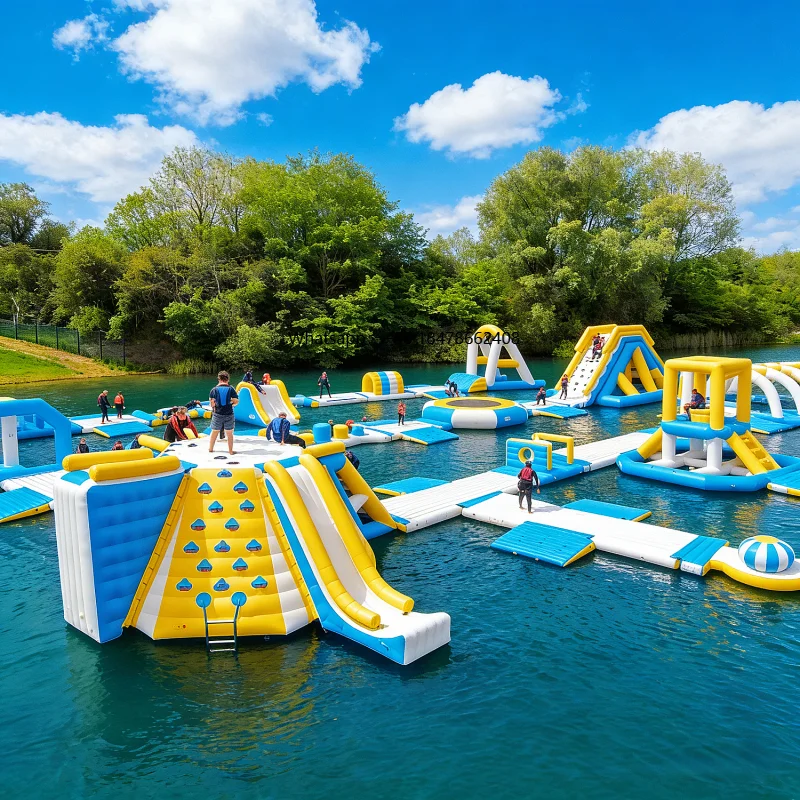 Parc aquatique gonflable modul - Kids Outdoor Water Park avis et prix