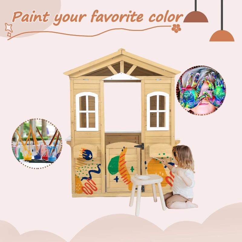 Maisonnette de jeu en bois mas - Kids Outdoor Furniture avis et prix
