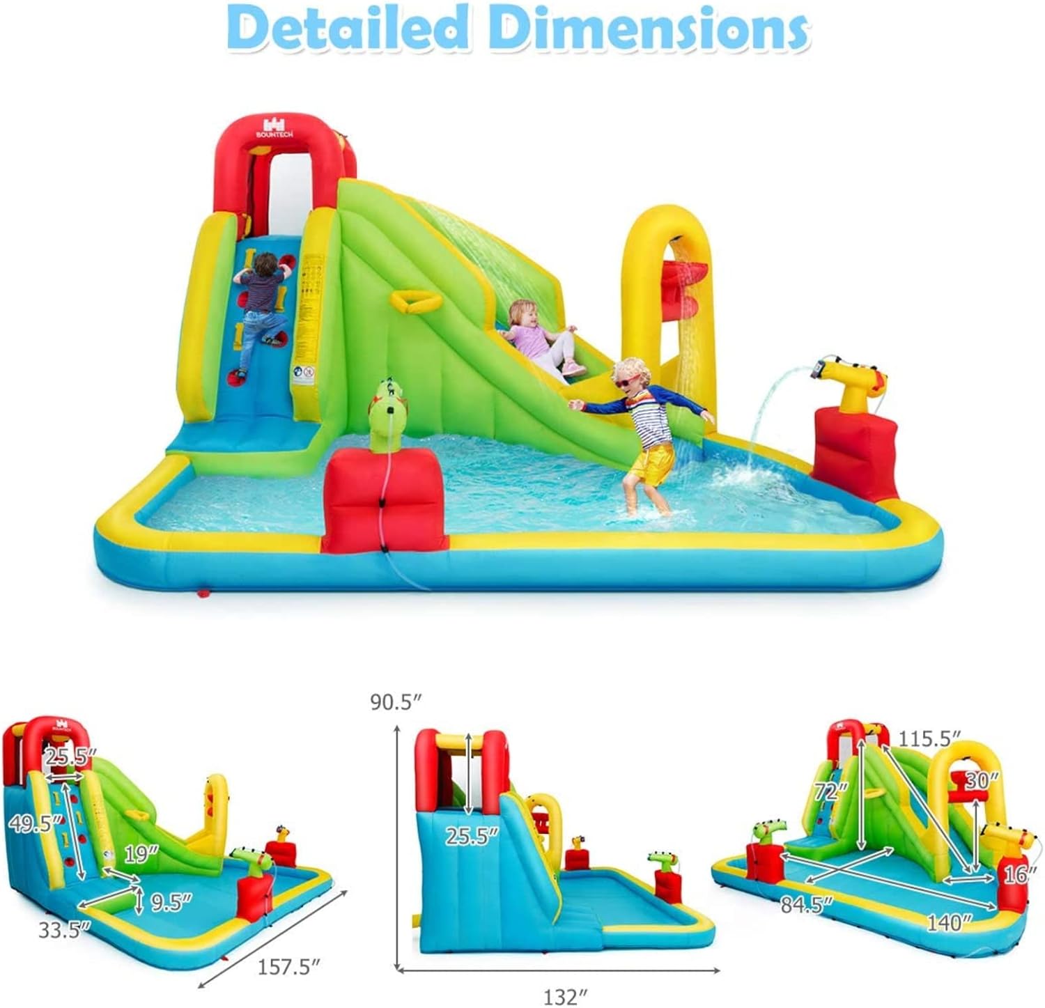 Parc aquatique gonflable géant - Kids Outdoor Water Park avis et prix