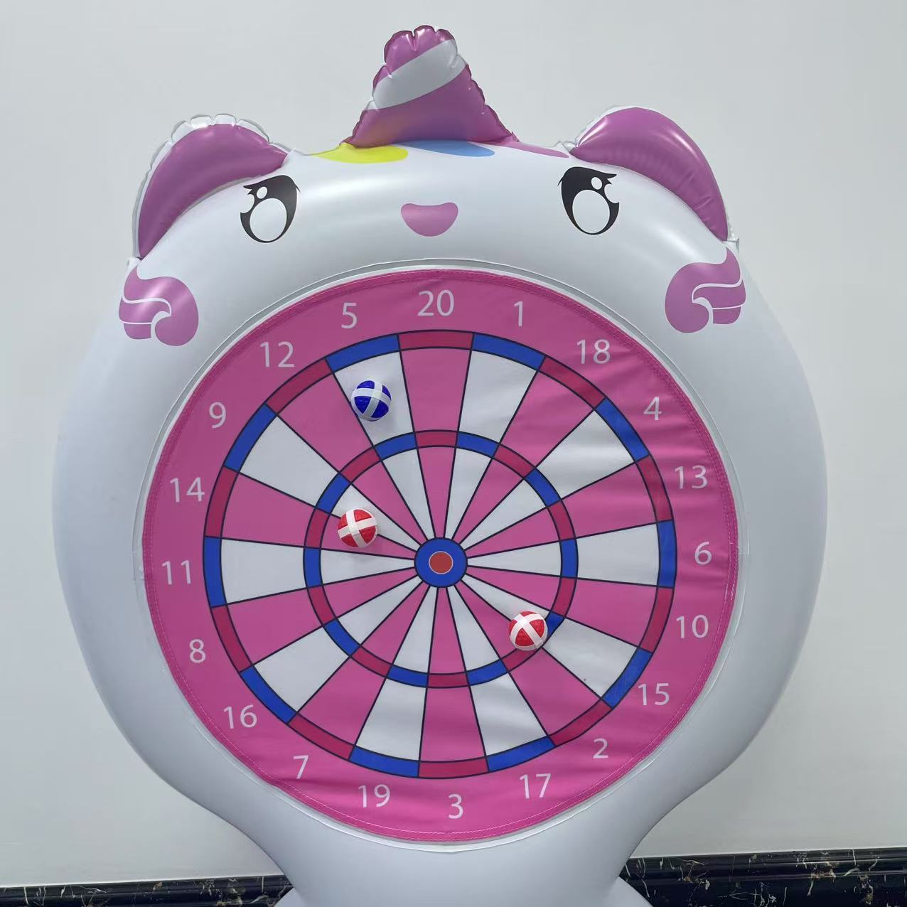 Jeu de lancer licorne gonflabl - Outdoor Toys For Kids avis et prix