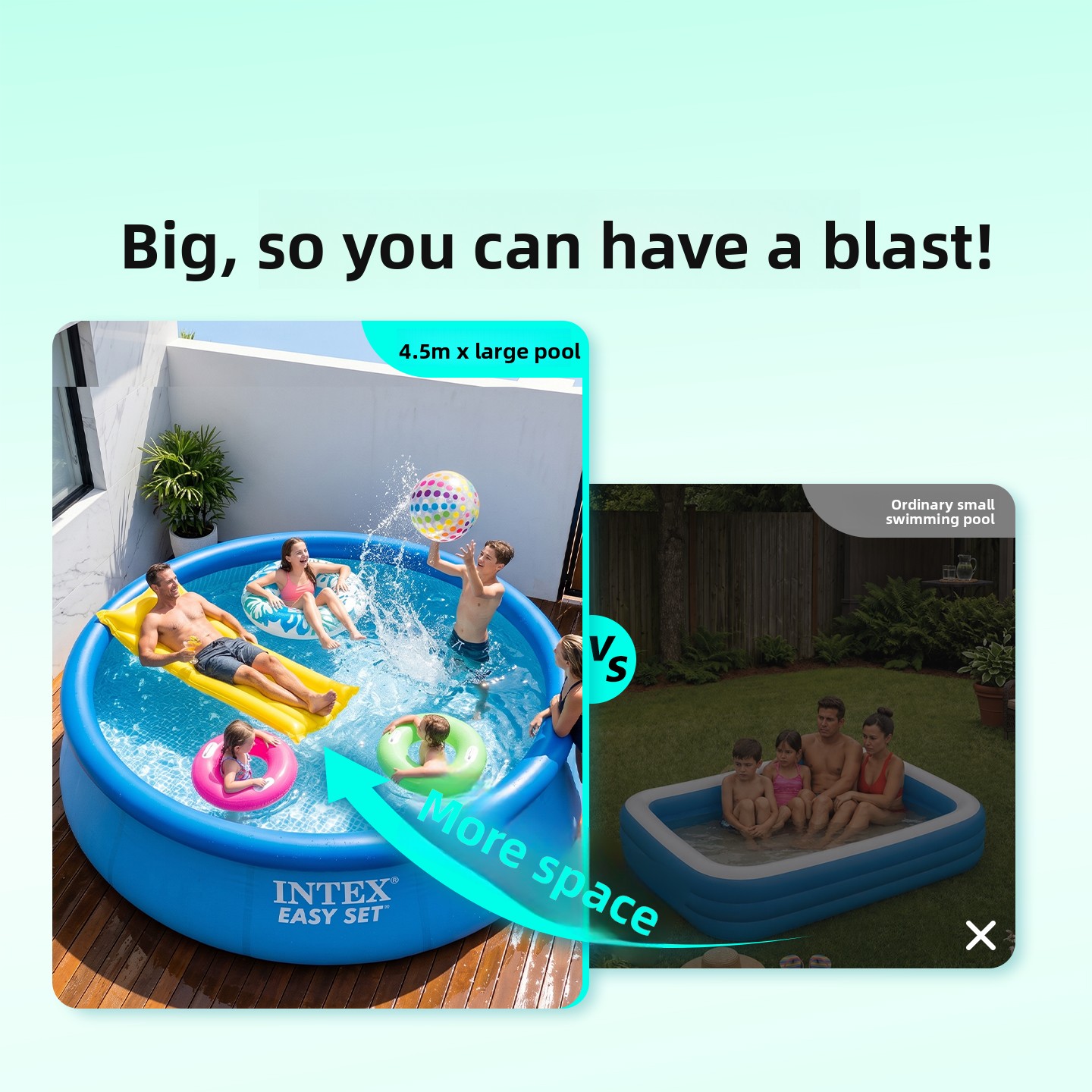 Piscine familiale gonflable su - Kids Outdoor Water avis et prix