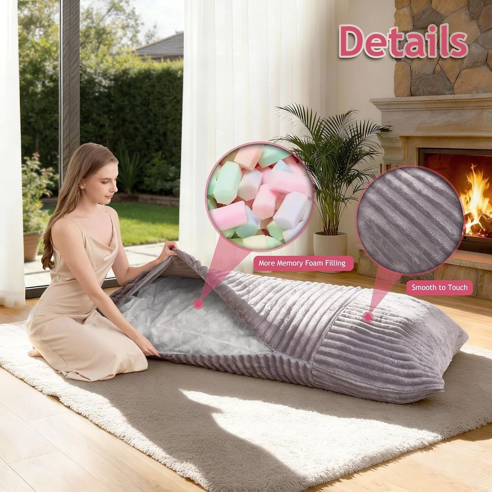 Fauteuil pouf en mousse à mémo - Kids Outdoor Bean Bag Chair avis et prix